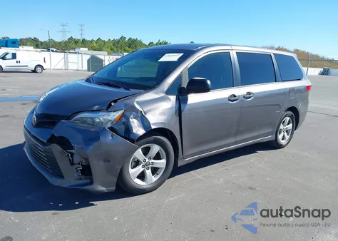 2018 Toyota Sienna L 7 Passenger from USA, damaged, VIN 5TDZZ3DCXJS901586